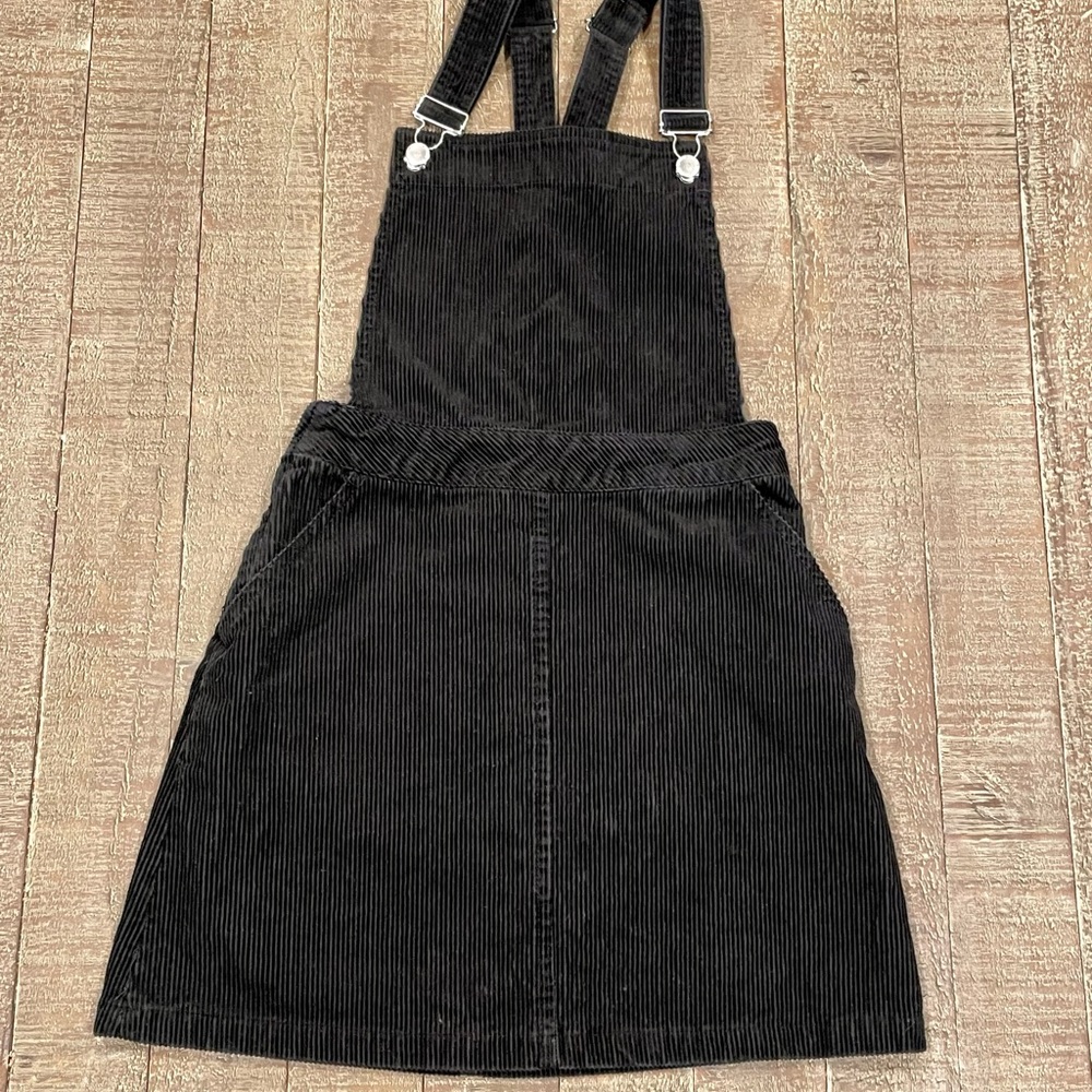 H&M Dividied Corduroy Overall Romper Skirt